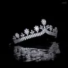 Hair Clips Accessories High-End Luxury Bridal Wedding Zircon Crown Super Shiny Headdress Party Dress