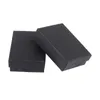 60pcsLot 9x65x28cm Rectangle White Black Cardboard Jewelry Set Boxes for Necklaces Earrings Rings Christmas 240309