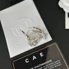 Örhängen varumärkesdesigner boutique örhängen högkvalitativ smycken klassisk stil charm kristallörhängen med box vår heta smycken