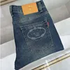 Jeans da uomo Linea Rossa Raw New Stretch cinque tasche in velluto denim Triangolo Logo jeans vintage Designer Jean Eanbaggy Uomo Pantaloni classici da uomo Pantaloni da gioventù Jeans