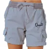 Kvinnors shorts Summer tryckt last Casual Drawstring Elastic midja Aktivt arbete Vandring Utomhus Cool Beach