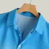 Chemises décontractées pour hommes Chemise Bandhnu Vêtements de travail Blouses Baggy Tops Luxe Confort Manches courtes Printemps Tout-Match Couleur Unie Camisas