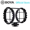 Accessori BOYA Supporto antiurto per microfono shotgun RODE NT4 BOYA BYPM1000 e altro