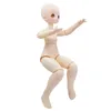 Dream Fairy 1/4 BJD Plastic Material Nude Doll White Tan Skin 16 Inch Ball Jointed Doll Kawaii Collection Toy for Girls 240301