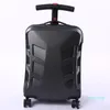 Suitcases 21 Inch Carry On Luggage Trolley Kids Sit Scooter Travel Suitcase Lazy Case