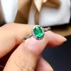 Klusterringar Natural Emerald är till salu 2024 Merchants som rekommenderas att bära certifikatstödstestning
