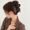 Stort svart hårklipp för kvinnor mode franska eleganta hårgrips koreanska bokstav hårkloklipp flickor hårnålar hårtillbehör 2024 heta försäljningsdesigner märken