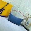 Borsa a tracolla in denim stampato Pochette da donna firmata Borsa sandwich Mini Card Può contenere piccoli oggetti Borsa di lusso Può essere caricata Piccoli oggetti come rossetto e borsetta per chiavi