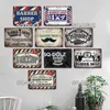 SQ-DGLZ BARBER BAR Sinal de Metal Bar Vintage Placa de Metal Decorativa Placa de Parede Decoração Estanho Sinais Barber Shop Cartaz Q0723207R