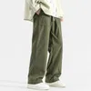 Männer Hosen Mode Männer Cargo Hip Hop Jogger Männliche Hosen Elastische Taille Casual Overalls Jogginghose Mann Lose Streetwear