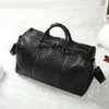 Factory whole men handbag hand-coded fashion Knitting bag street fashions Crochet leather fitness bags outdoor sports leisure 191i