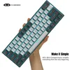 MageGee 60 Mechanical Keyboard Gaming with Blue Switches and Sea Backlit Small Compact Percent Mecha 240309