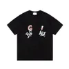 고급 티셔츠 남자와 여자 디자이너 티셔츠 짧은 여름 패션 캐주얼 고품질 디자이너 브랜드 문자 007