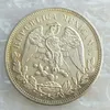MO 1Fior di conio 1902 Messico 1 Peso Moneta straniera in argento Ornamenti artigianali in ottone di alta qualità255V