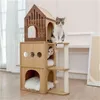 Cat Climb Activity Tiragraffi per alberi Kitty Tower Mobili Pet Play House260H