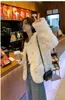 Women's Jackets Lamb Wool For Women 2024 Winter Classic Style Small Loose Thick H White Fur Top Cotton-Padded Coat