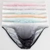 Dégradé hommes sexy maillots de bain slips string taille basse lingerie sous-vêtements mode jeunesse boyshort bikini maillot de bain culotte 240305