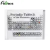 Acrylic Periodic Table of Elements Display Kids Teaching Birthday Teacher's Day Gifts Chemical Element Display Card Home Deco225k