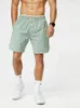 Shorts pour hommes été solide décontracté sport en plein air lâche séchage rapide Capris respirant basket-ball Fitness entraînement quart pantalon