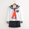 S5XL Jigoku Shoujo Enma Ai Sommer Matrosenanzug JK Schuluniform Studenten Tuch Tops Röcke Anime Cosplay Kostüme 240226