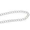 Beadsnice ganze Silberkette, 925er Sterlingsilber, Schmuckmaterial, ovale Ketten zur Halskettenherstellung, verkauft pro Gramm ID 338702697