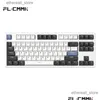 Keyboards FleSports GP87 Trzy -trybowa klawiatura mechaniczna 87 klawisze RGB -PPLABLE 2.4G bezprzewodowe Bluetooth Wired Win // iPad Q231121 Drop Deliv OT5MT