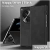 Cell Phone Cases Luxury Magnetic Folio Napa Leather Case For Oneplus Open Oppo Find N3 5G Sturdy Business Fl Protective Anti-Slip Kick Ottu1