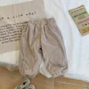 Pantalon d'hiver en velours côtelé épais pour bébé garçon, vêtements d'automne pour enfants en bas âge, Patch décontracté chaud pour enfants