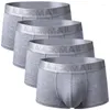 Onderbroek 4 stks/partij Ondergoed Mannen Boxer heren Shorts Man Slipje Boxershorts Hombre Ropa Interieur Modal Ademend