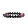 Perlé 8mm Colorf Pierre À La Main Perles Brins Bracelets De Charme Pour Hommes Femmes Bracelet Élastique Mode Amant Bijoux Drop Livraison Jewe Dhvta