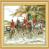 Hunting animal home decor painting Handmade Cross Stitch Embroidery Needlework sets counted print on canvas DMC 14CT 11CT329D