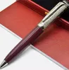 Ballpoint Pens high quality CA Silver / Black ballpoint pen school office stationery Fashion luxury refill pens No Box 230721