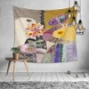 Tapisserier Scenic Floral Series Tapestry Camping Travel Beach Handduk Rum Estetiskt Dekorativa tygväggmålning325R