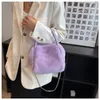 HBP Factory Direct Sales Faux Fur Heart Bag Purs و Handbags Fur Fur for Women