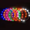 Honden Halsbanden Hond Gloeiende Kraag USB Oplaadbare Knipperende Nacht Katten Halsbanden Teddy Lichtgevende LED Licht Leash265d