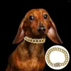 Dog Collars Decor Leash Pet Chain Collar Puppy Choke Decorative Stylish For Dogs Ornament Neck Man