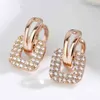 Stud Earrings 925 Sterling Silver Zircon For Women Fashion Exquisite Student Girlfriend Jewelry Accessories Heart Gift