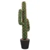 Flores decorativas flor falsa cactus plantas de casa ao vivo interior vaso suculento grande modelo suculentas estátua de plástico artificial