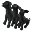 Söta nya husdjur torsos modeller pvc läder modeller hund mannequins husdjur klädstativ s m l dmls-001d lj201125283t