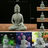 Decoratieve beeldjes Hoge kwaliteit Binnen Buiten Zitten Boeddha Hars Tuinornament Zandsteen Steen Zen Effect
