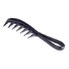 Brosses à cheveux Big Tooth Peigne Mens Plastique Retour Trois-Nsional Poignée Courbe Salon Drop Livraison Produits Soins Outils de coiffure OTPBS