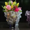 Good quality crystal Glass rose vase creative festival present245k
