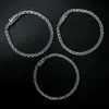 Catena da tennis Bracciale in moissanite da 5 mm Confezione regalo in argento sterling 925 Gioielli da donna Pronti per la spedizione Xingyue 1 pz