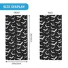 Bandanas Distressed Bats Pattern Bandana Neck Warmer Women Men Winter Ski Tube Scarf Gaiter Halloween Goth Occult Witch Face Cover