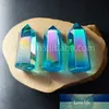 WT-G126 Aqua Aura Quartz Crystal Wand Aqua Aura Wand Point Crystal Point Healing Blue Quartz271e