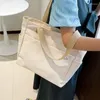 ショッピングバッグ2024トートバッグキャンバス肩女の子女性のための日本語スタイルトレンディ