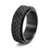 Jewelry Mens Stainless Steel Dragon Scale Rotatable Ring Fashion Simple Fashion Mens Food Ring Accessories