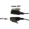 Auricolare a forma di G con microfono per radio Icom IC-V8 V80 V80E V82 V85 F4026 F3G F4G F11 F11S F14 F14S F21 F21S F24 F24S 2 PIN