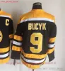 Anpassade herrkvinnor Youth Boston''Bruins''hockey tröja broderi 8 Cam Neely 9 Johnny Bucyk 12 Adam Oates 16 Derek Sanderson Vintage Jerseys