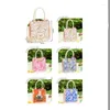 Dinnerware Oxford Cloth Commuter Bag Summer Shopping Beach Household Products Lunch Box Cute Storage Tote Work